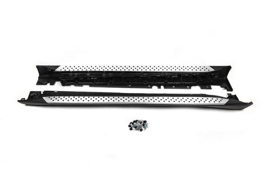 The original thresholds (2 pieces, aluminum) for BMW X6 E-71 2008-2014 - Reelken Auto