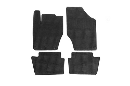 Rubber mats V1 (4 pcs, Stingray OLD) for Citroen C-4 2010-2018 - Reelken Auto