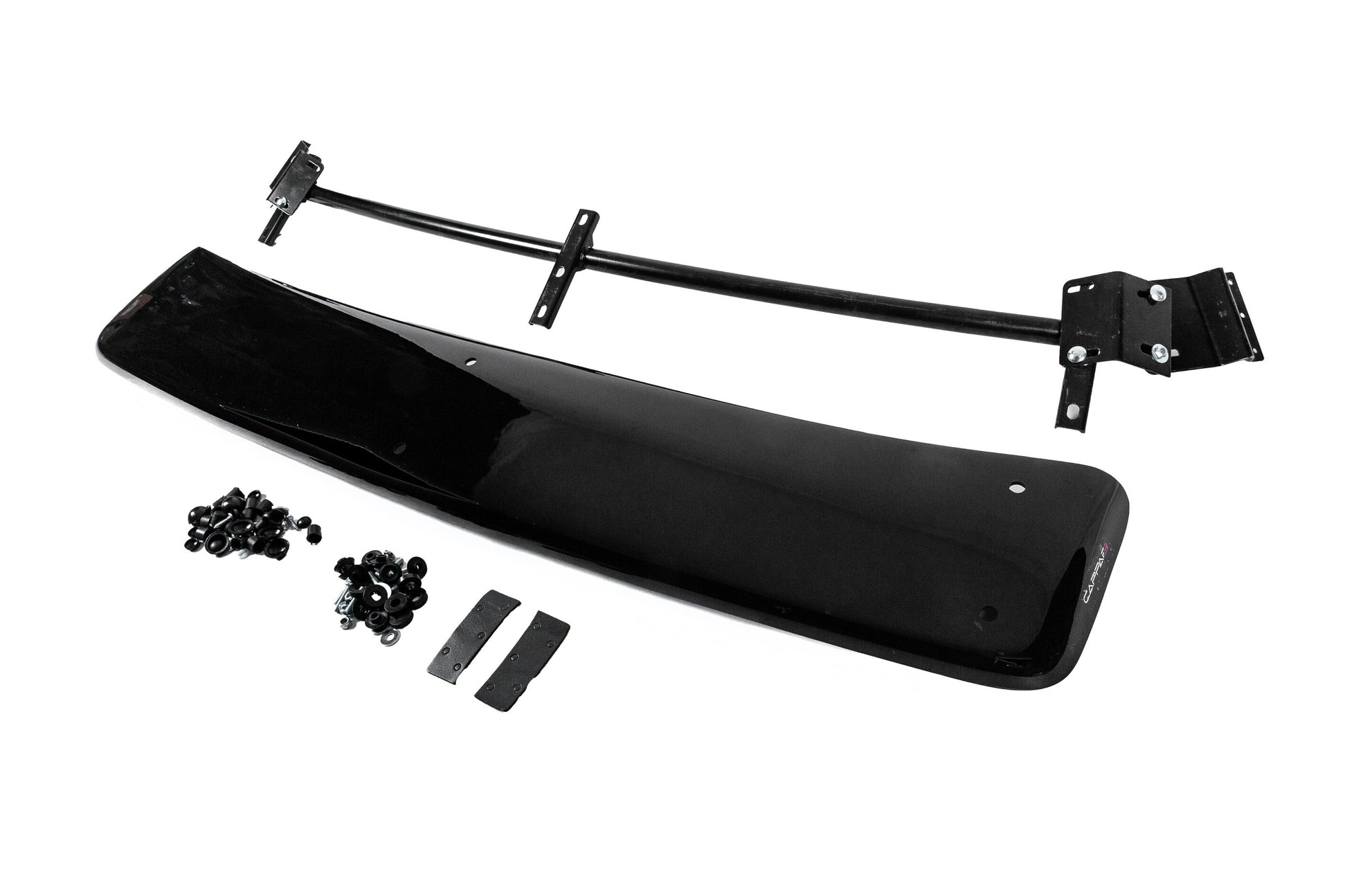 Windshield Visor (black gloss, 5mm) for Nissan NP300 1999-2015 - image 4