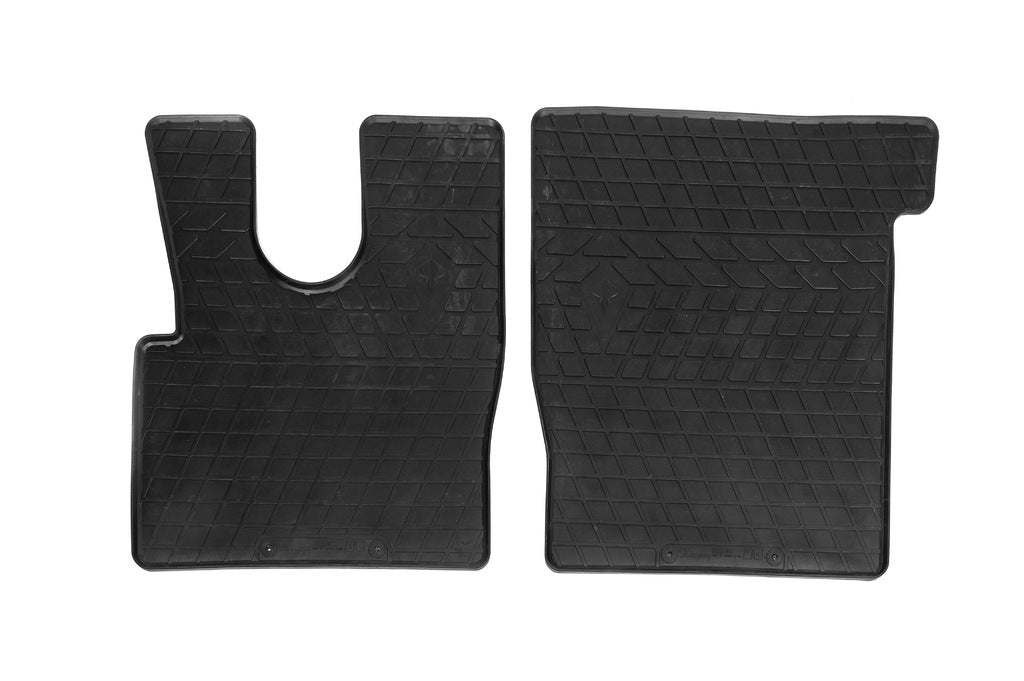 Rubber Floor Mats (2 pcs, Stingray Premium) for DAF XF 2017-2021 - image 1
