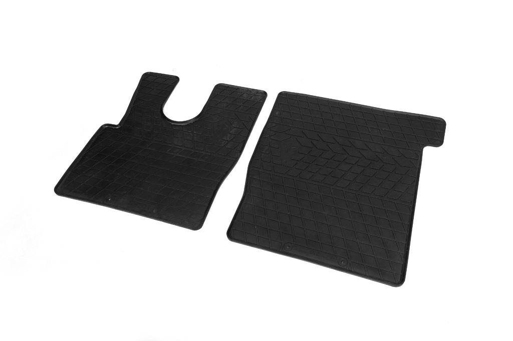 Rubber mats (2 pcs, Stingray Premium) for DAF XF 2017-2021 - Reelken Auto