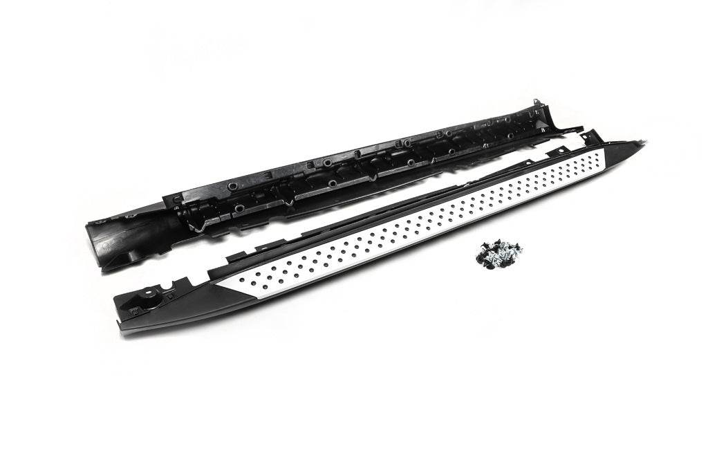 Original thresholds (2 pcs., aluminum) for BMW X5 E-70 2007-2013 - Reelken Auto