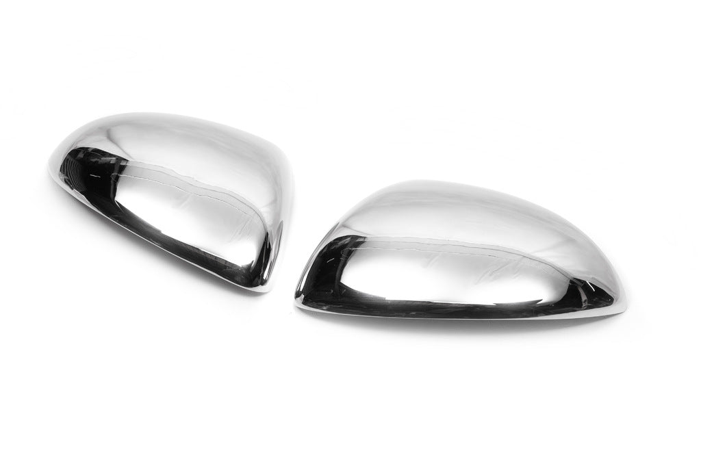 Mirror Covers (2 pcs, Stainless Steel) for Opel Corsa D 2007-2014 - image 2