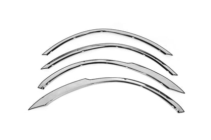 Fender flares (4 pcs, stainless steel) for Nissan X-trail T30 2002-2007 - image 5