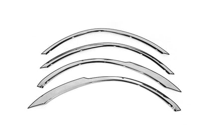 The pads on the arches (4 pieces, stainless steel) for Nissan X-trail T30 2002-2007 - Reelken Auto