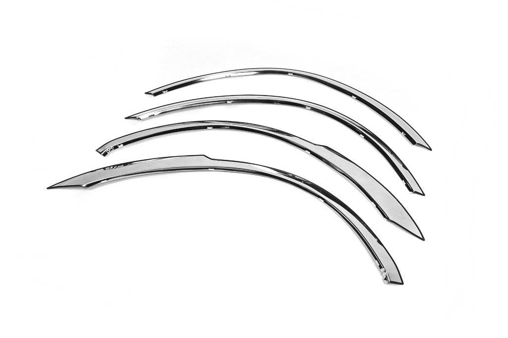 The pads on the arches (4 pieces, stainless steel) for Nissan X-trail T30 2002-2007 - Reelken Auto
