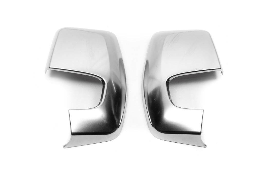 Covers for mirrors Grey Mat (2 pieces, plastic) for Ford Custom 2013-2022 - Reelken Auto