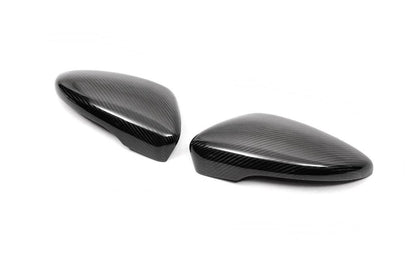Covers for mirrors (2 pcs, natural carbon) for Volkswagen Passat CC 2008↗ - Reelken Auto