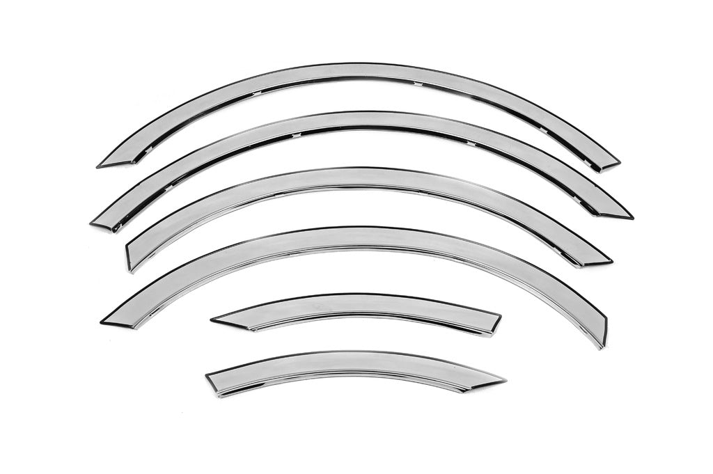 Stainless Steel Fender Trim for Volkswagen Caddy 2004-2010 - image 2