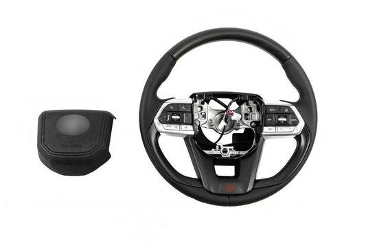 Steering wheel assembly TLC300-design (wood) for Toyota Land Cruiser 200 - Reelken Auto