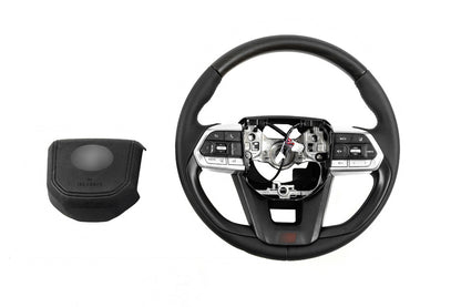 Steering Wheel Assembly TLC300 Design (Wood) for Toyota Land Cruiser 200 2007-2021 - image 1