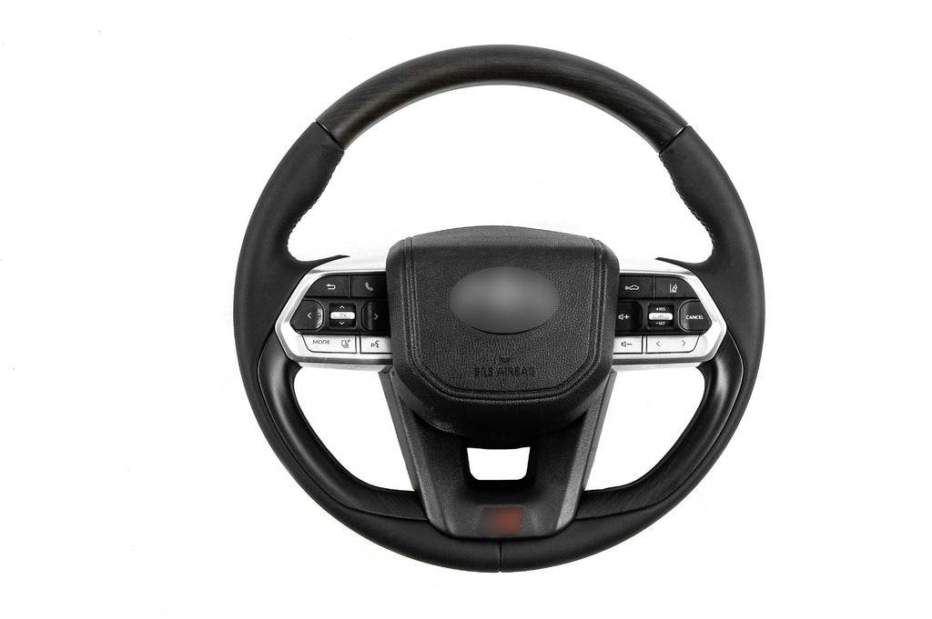 Steering wheel assembly TLC300-design (wood) for Toyota Land Cruiser 200 - Reelken Auto