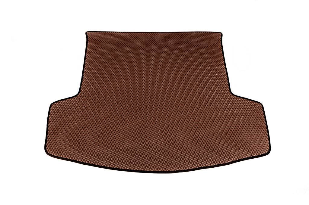 (5 seats) Trunk mat (EVA, brown) for Chevrolet Captiva 2006-2019 - Reelken Auto