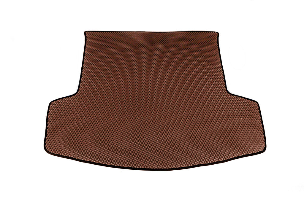 (5 seats) Trunk mat (EVA, brown) for Chevrolet Captiva 2006-2019 - image 1