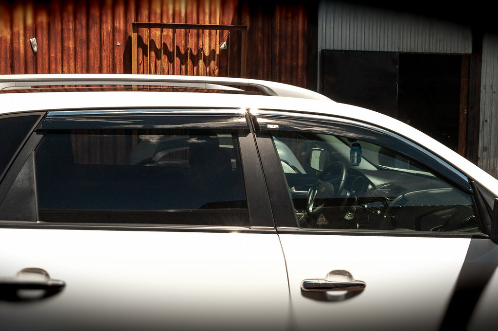 Window deflectors with chrome trim (4 pcs, Niken) for Kia Sorento II XM 2009-2014 - image 3