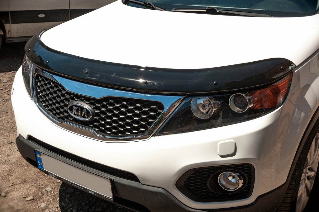 Hood deflector 2009-2012 (EuroCap) for Kia Sorento II XM 2009-2014 - Reelken Auto