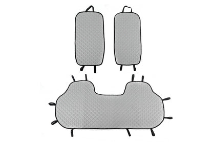 Rear seat covers (set, Grey with grey stitching) - image 1