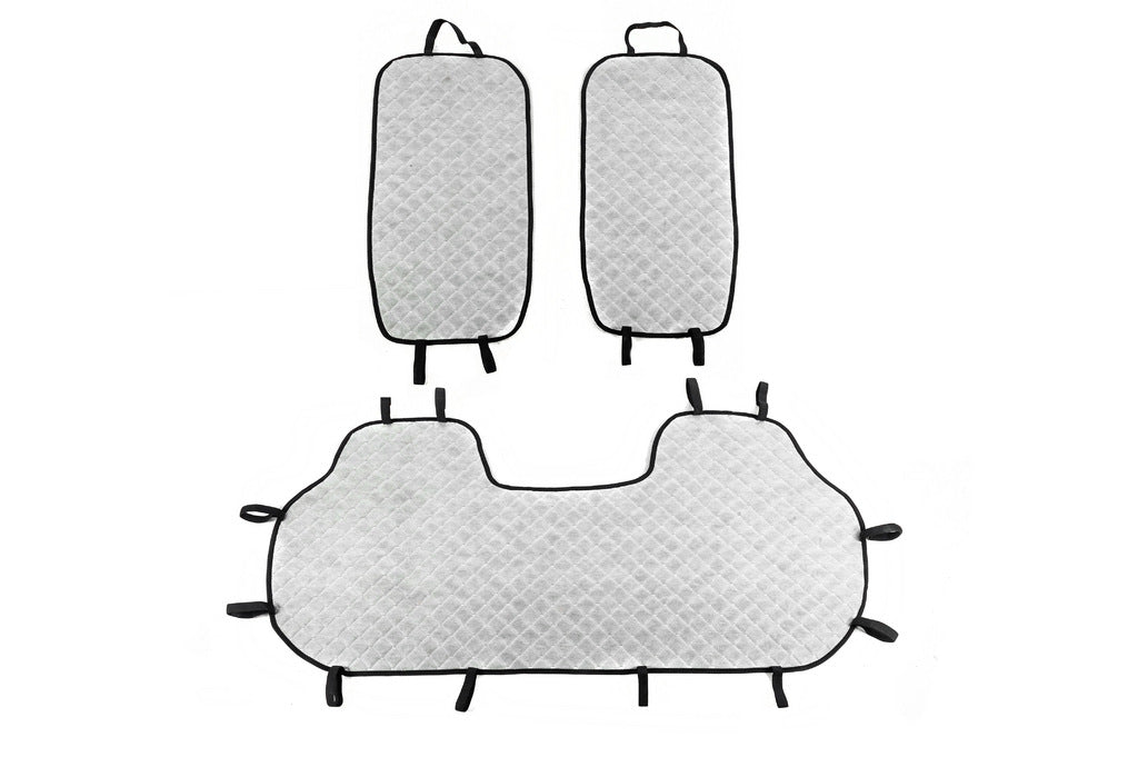 Rear seat covers (set, Grey with grey stitching) - image 3