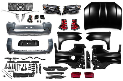 Facelift Kit to Toyota Land Cruiser Prado 150 2017+ for Toyota Land Cruiser Prado 120 2002-2009 - image 2