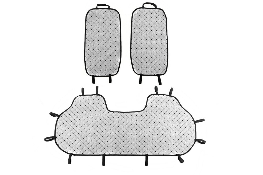 Rear seat covers (set, Beige with black stitching) - image 3