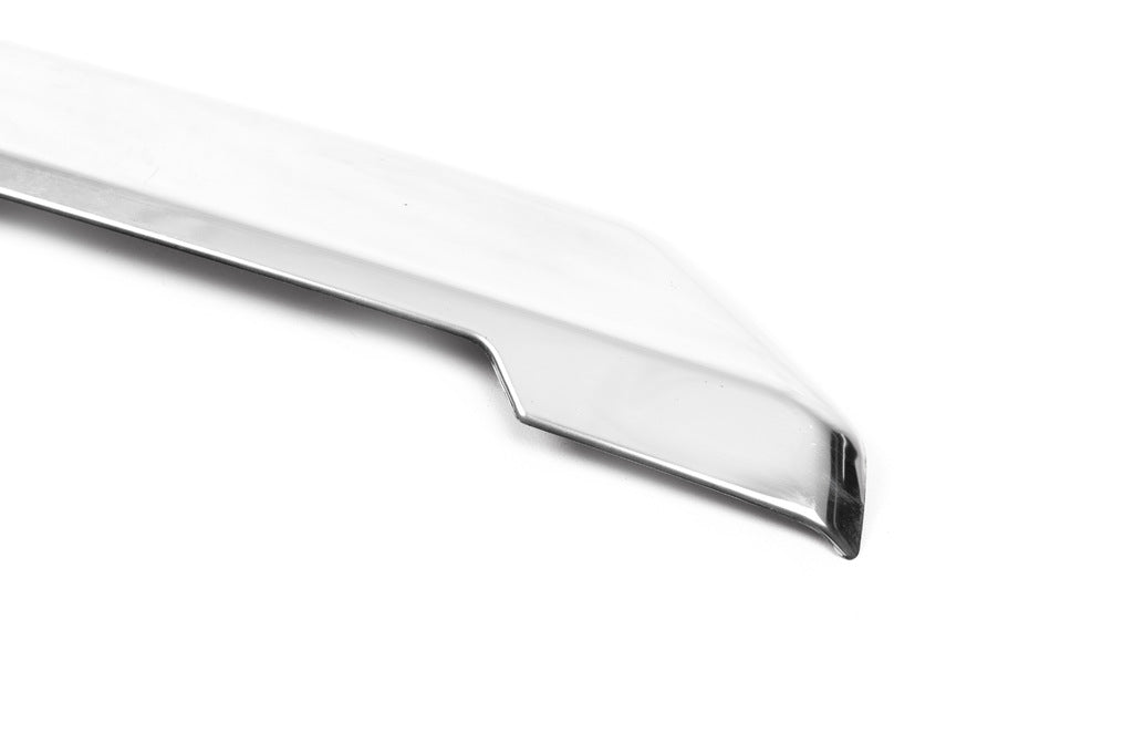 Chrome trim above license plate (without camera, stainless steel) for Ford Custom 2013-2022 - image 4