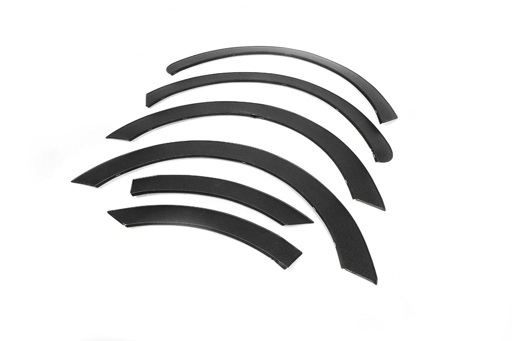 Fender flares (6 pcs, black) for Fiat Talento 2016- - image 2