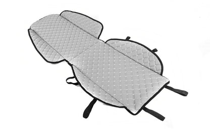 Seat cover (1 pc, Gray with gray thread) - image 2