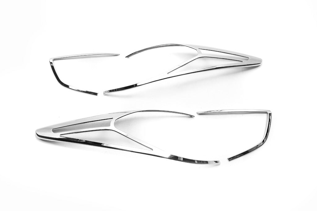 Chrome Tail Light Covers 2013-2015 (ABS) for Hyundai IX-35 2010-2015 - image 4