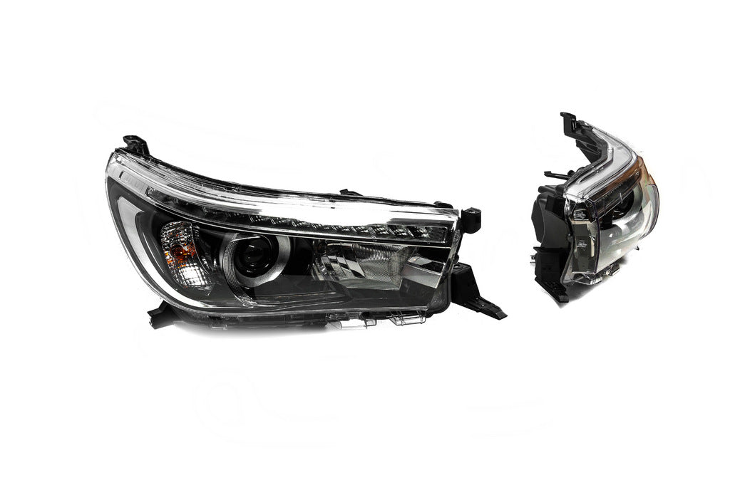 Front OEM Headlights V2 2015-2019 (for Xenon or LED bulb, set of 2) for Toyota Hilux 2015- - image 5