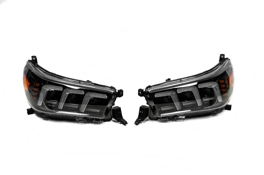 Front Headlights Lexus-Design V2 2015-2019 (2 pcs) for Toyota Hilux 2015- - image 3