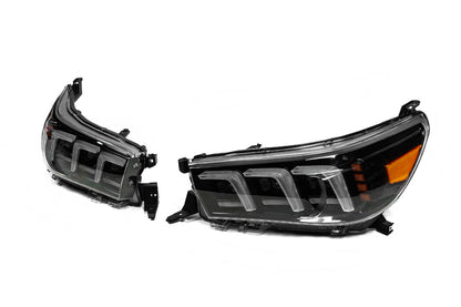 Front optics Lexus-design V2 2015-2019 (2 pcs) for Toyota Hilux 2015↗ - image 2