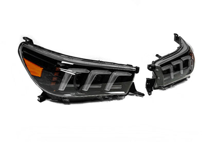 Front optics Lexus-design V2 2015-2019 (2 pcs) for Toyota Hilux 2015↗ - image 7