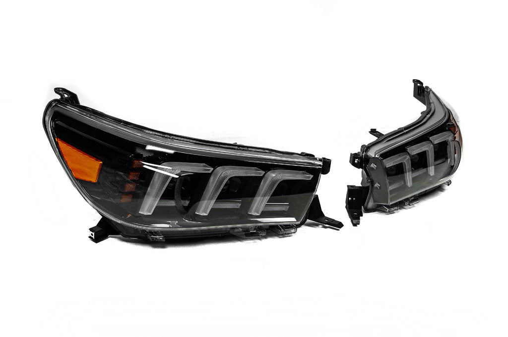 Front Headlights Lexus-Design V2 2015-2019 (2 pcs) for Toyota Hilux 2015- - image 7
