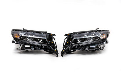 Kit with restyled 2009-2016 2017- (with Full Led optics) for Toyota Land Cruiser Prado 150 - Reelken Auto