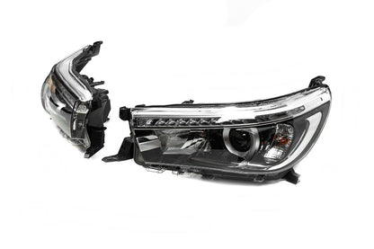 Front OEM Headlights V1 2015-2019 (LED, 2 pcs) for Toyota Hilux 2015- - image 4