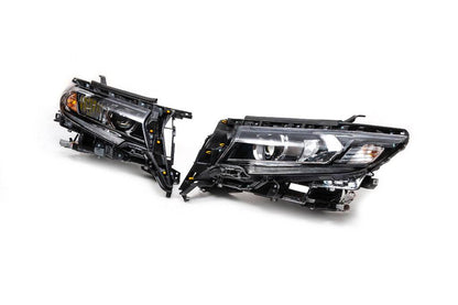 Kit with restyled 2009-2016 2017- (with Full Led optics) for Toyota Land Cruiser Prado 150 - Reelken Auto