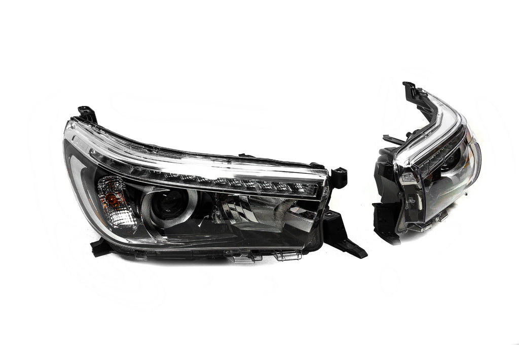 Front OEM Headlights V1 2015-2019 (LED, 2 pcs) for Toyota Hilux 2015- - image 5