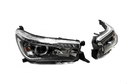 Front OEM Headlights V1 2015-2019 (LED, 2 pcs) for Toyota Hilux 2015- - image 5