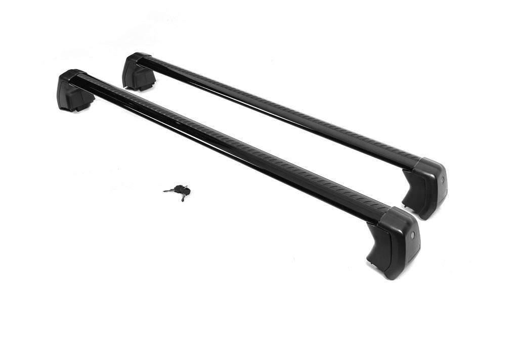 Crossed on rails (Black, 2 pcs.) for Land Rover Discovery V - Reelken Auto