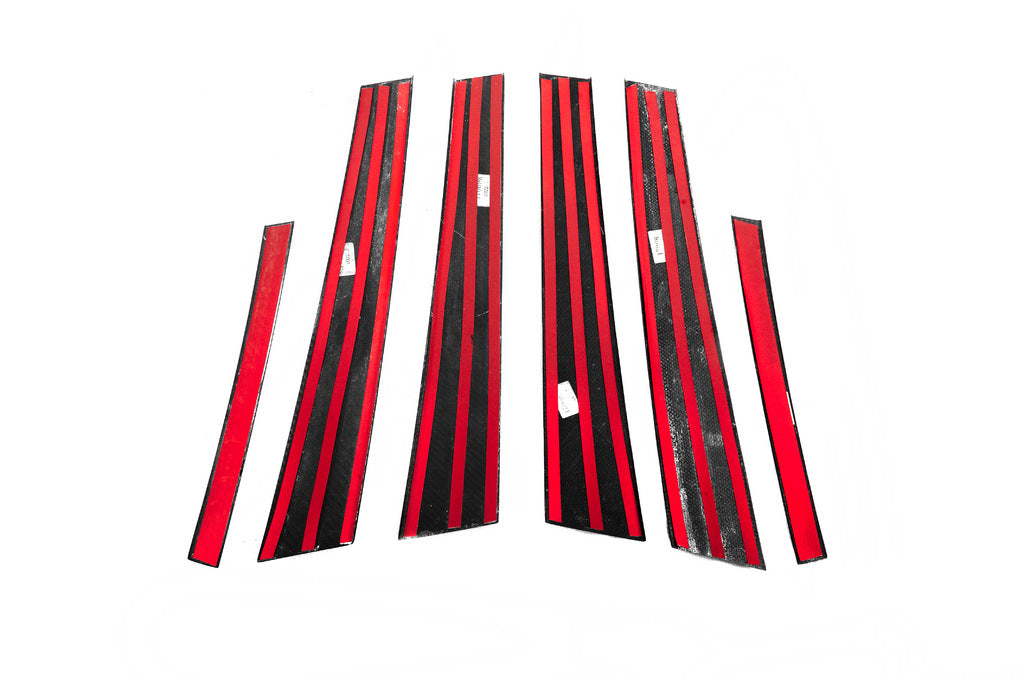 Carbon Pillar Covers (2017-2023) for Alfa Romeo Stelvio 2016- - image 8