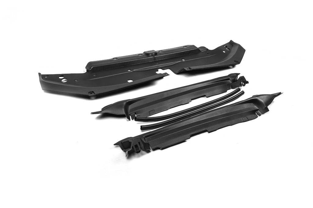 Plastics under the hood (set, 2017+) for Toyota Land Cruiser Prado 150 - Reelken Auto