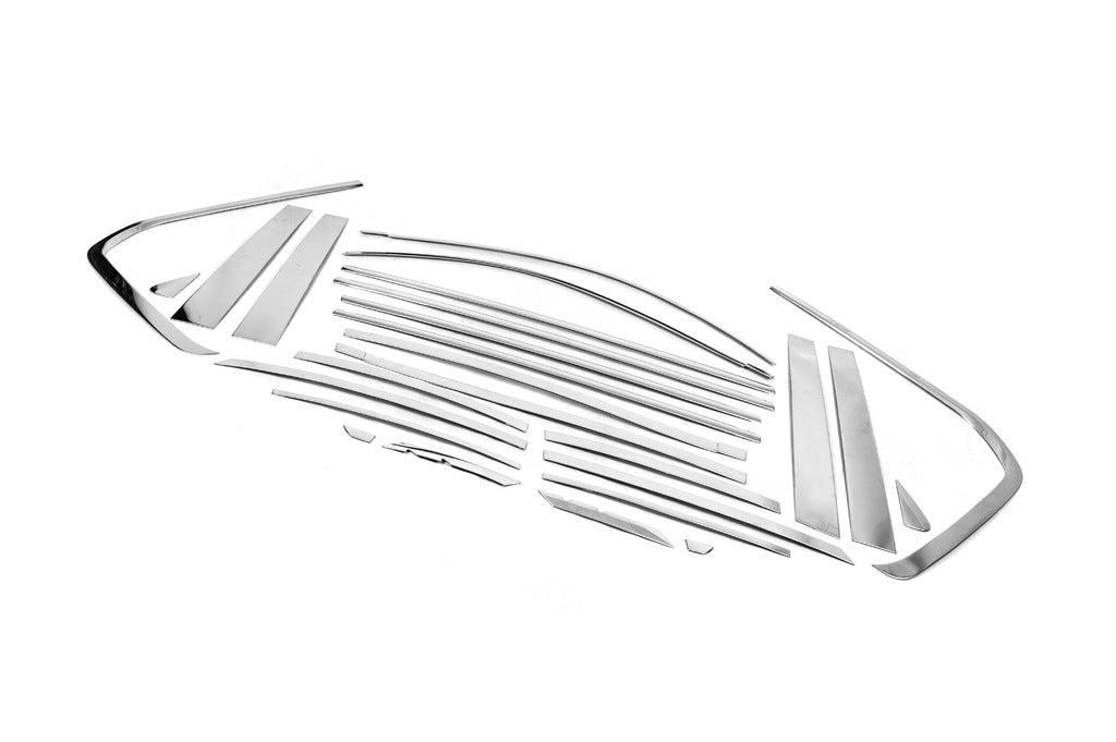 Full Window Trim and Pillar Covers Stainless Steel for Toyota Land Cruiser 200 2007-2021 - image 5
