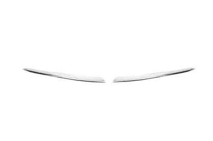 Rear fog light covers (2 pcs, stainless steel) for Honda Civic Sedan X 2016-2021 - image 2