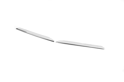 Fog Light Covers Carmos (2 pcs, Stainless Steel) for Honda Civic Sedan X 2016-2021 - image 3