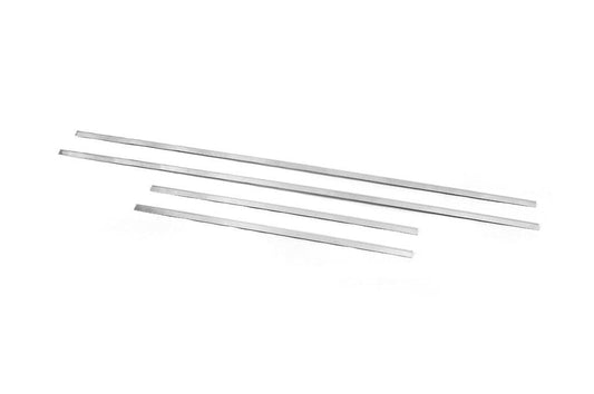 Lower edging for windows (stainless steel, 4 pcs.) for Toyota FJ Cruiser - Reelken Auto