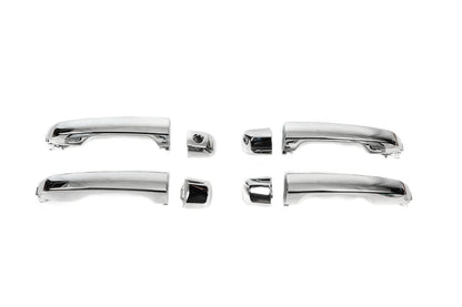 Door handles assembly 2015-2021 (Chrome, 4 pcs) for Toyota Land Cruiser 200 2007-2021 - image 2