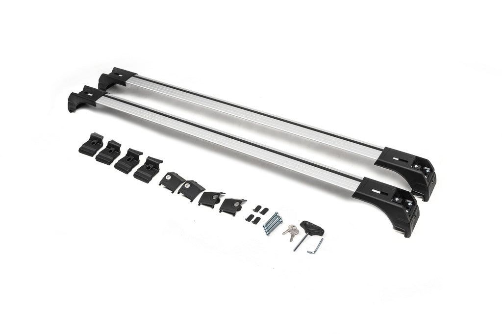 Lockable roof bars for integrated roof rails Skybar V2 (2 pcs) for Opel Astra H 2004-2013 - image 4