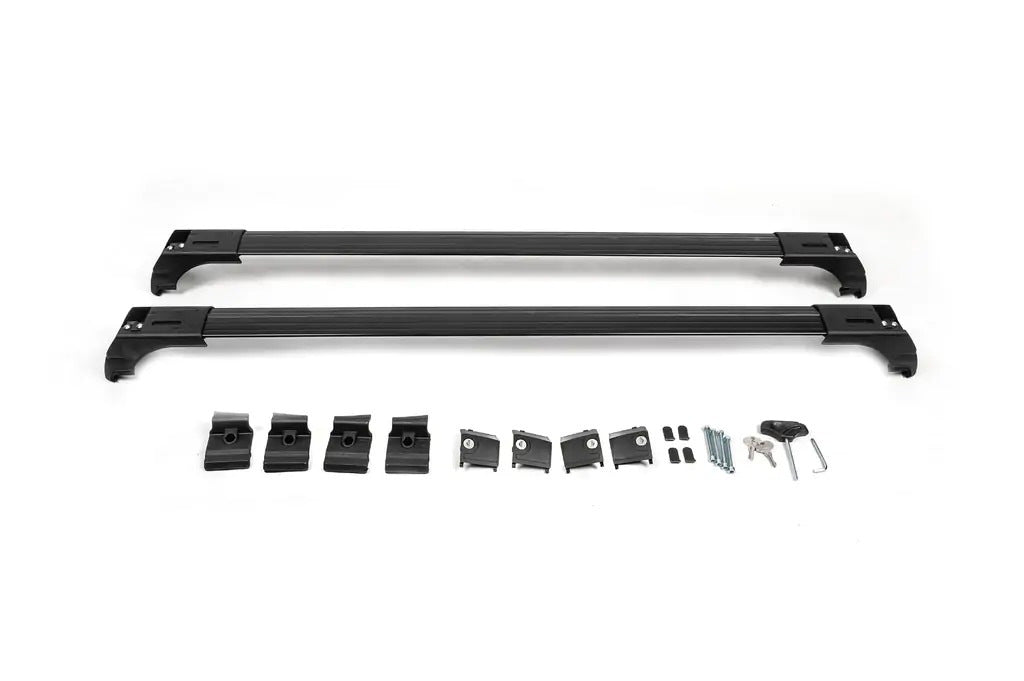 Lockable roof bars for integrated roof rails Skybar V2 (2 pcs) for Opel Astra H 2004-2013 - image 6