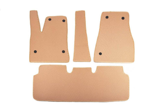 EVA mats (2012-2021, beige) for Tesla Model S - Reelken Auto
