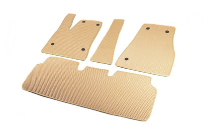 EVA mats (2012-2021, beige) for Tesla Model S - Reelken Auto